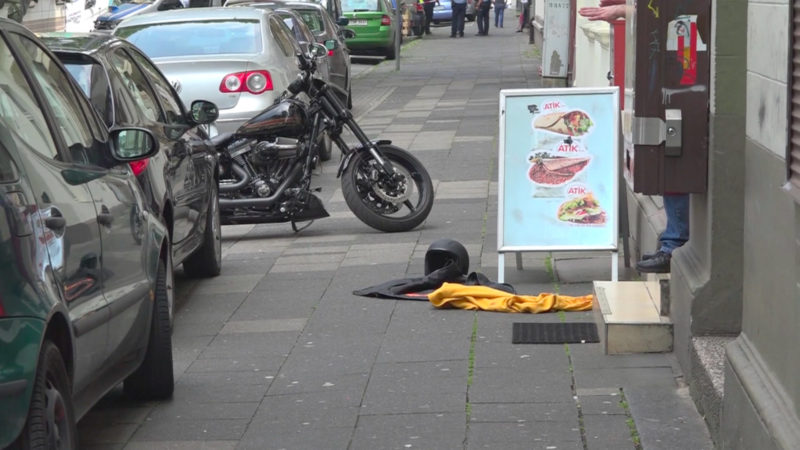 Blutiger Rockerstreit vor Gericht (Foto: SAT.1 NRW)