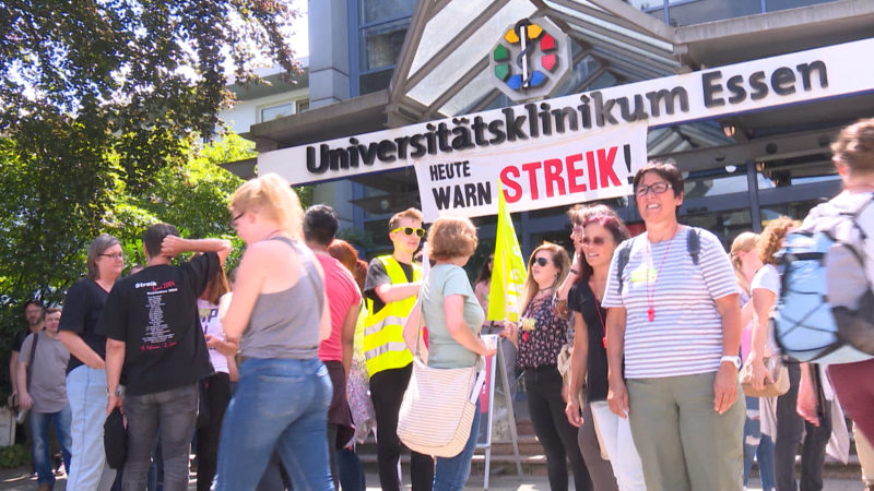 Einigung im Tarifstreit der Unikliniken (Foto: SAT.1 NRW)