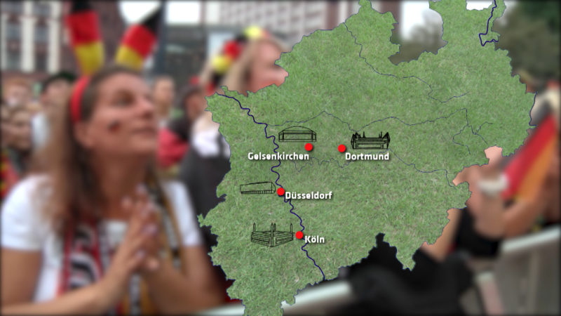 Europameisterschaft-Standorte in NRW (Foto: SAT.1 NRW)