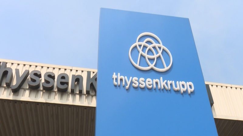 Dauerbaustelle Thyssenkrupp (Foto: SAT.1 NRW)