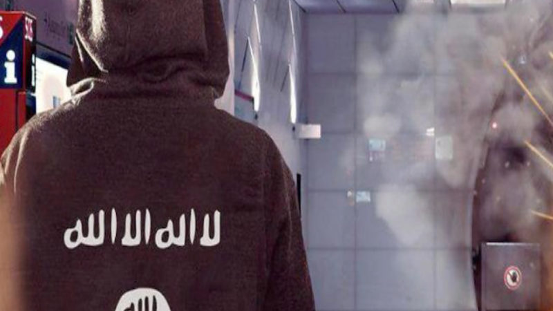 ISIS-Drohung in Düsseldorf (Foto: SAT.1 NRW)