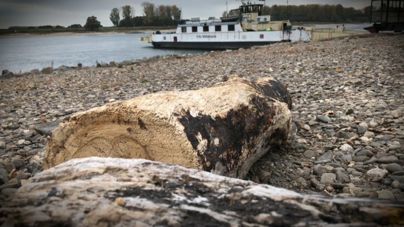 SCHULFREI WEGEN NIEDRIGWASSER (Foto: SAT.1 NRW)