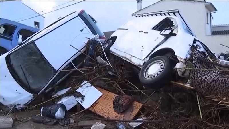 Schock-Unwetter auf Mallorca (Foto: SAT.1 NRW)