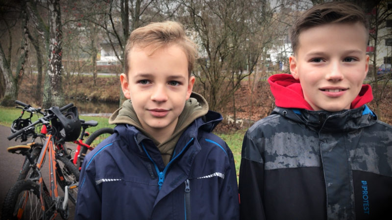 Kinder schnappen Flüchtigen (Foto: SAT.1 NRW)