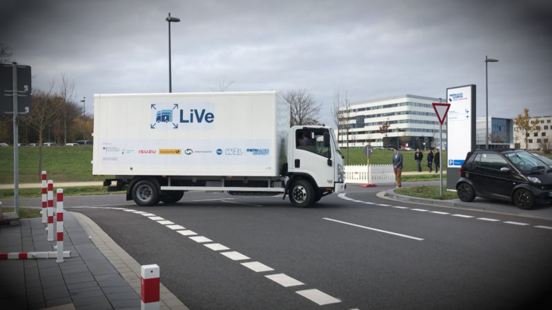 Elektro-LKW vorgestellt (Foto: SAT.1 NRW)