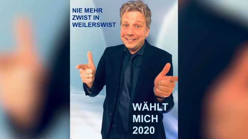 REPORTER ALS BÜRGERMEISTER? (Foto: SAT.1 NRW)