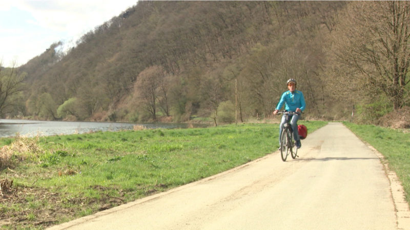 Solarradweg erzeugt Energie (Foto: SAT.1 NRW)