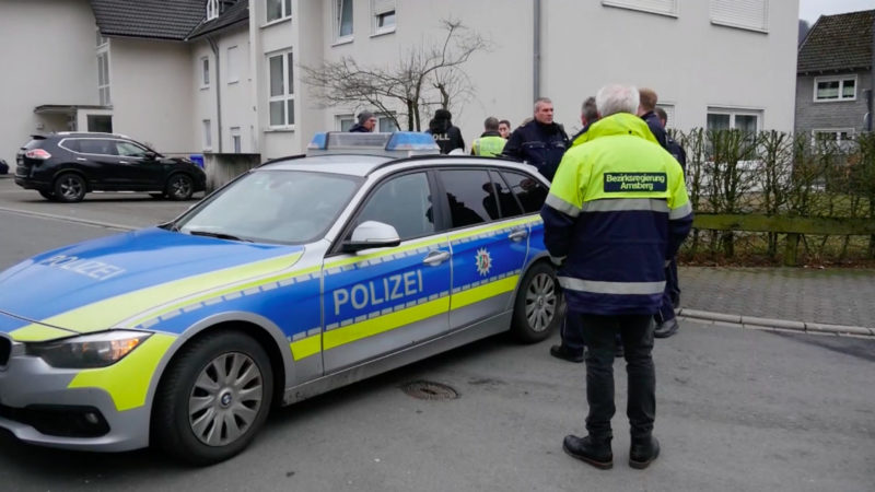 Rätselhafter Sprengstoff-Fund in Bad Berleburg (Foto: SAT.1 NRW)