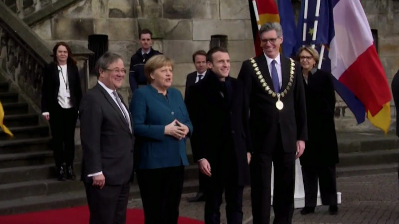 Deutsch-französische Freundschaft besiegelt (Foto: SAT.1 NRW)