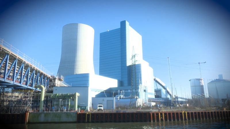 Klimademo gegen Kraftwerk (Foto: SAT.1 NRW)