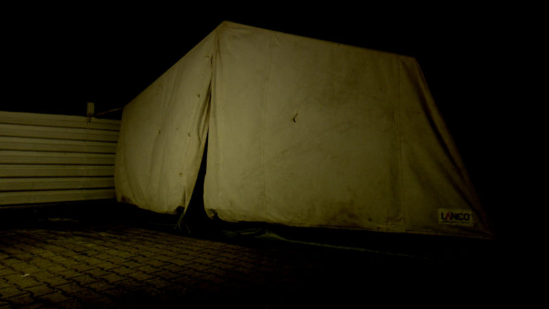 Kältezelt für Obdachlose (Foto: SAT.1 NRW)