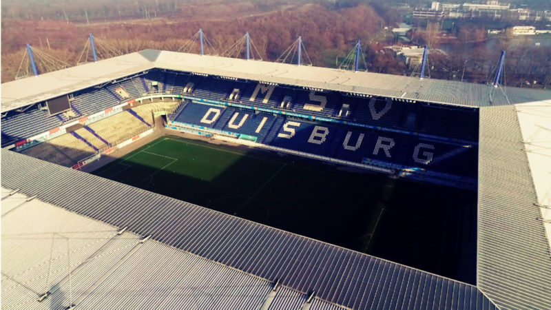 MSV Duisburg stürzt ab (Foto: SAT.1 NRW)