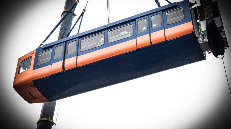 Alte Schwebebahn als Klassenzimmer (Foto: SAT.1 NRW)