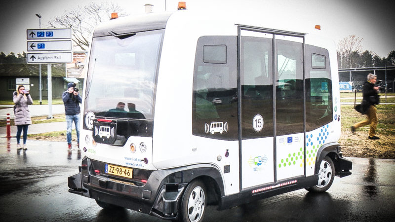 Flughafenbus ohne Fahrer (Foto: SAT.1 NRW)