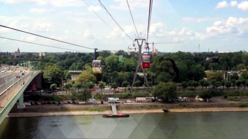 Seilbahnmesse in Essen (Foto: SAT.1 NRW)