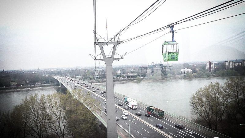 Kölner Seilbahn fährt wieder (Foto: SAT.1 NRW)