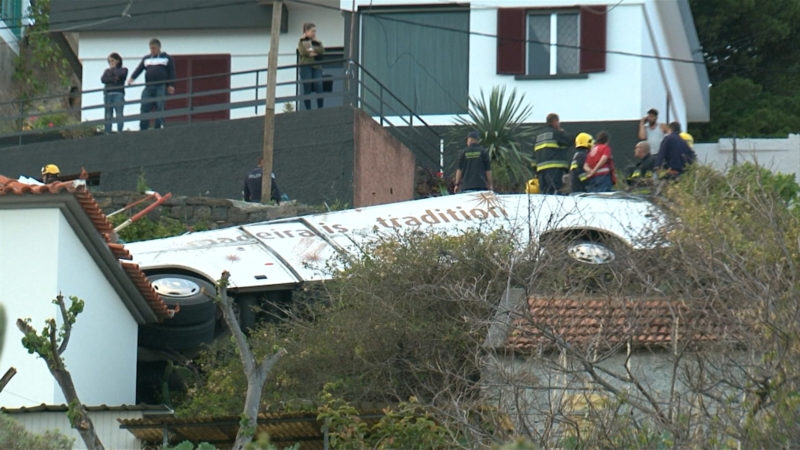 Busunfall auf Madeira (Foto: SAT.1 NRW)