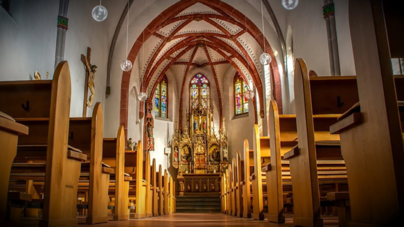 STREIK IN DER KATHOLISCHEN KIRCHE (Foto: SAT.1 NRW)