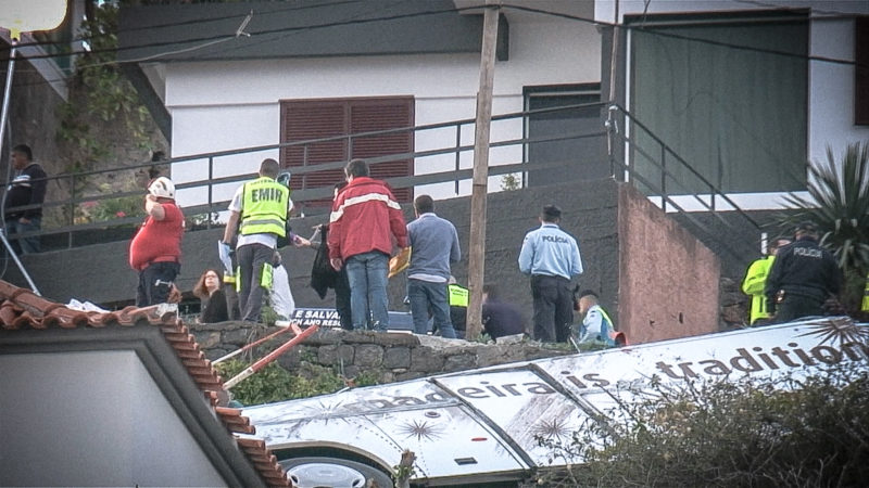 Busunglück Madeira: Viele Opfer aus NRW (Foto: SAT.1 NRW)