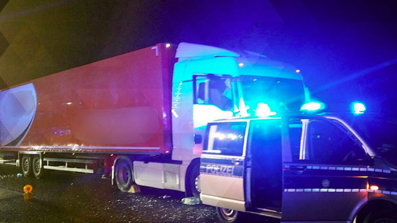 Lkw-Fahrer verhindern Katastrophe (Foto: SAT.1 NRW)