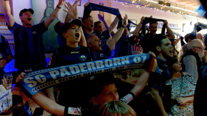 SC PADERBORN 07 STEIGT AUF (Foto: SAT.1 NRW)