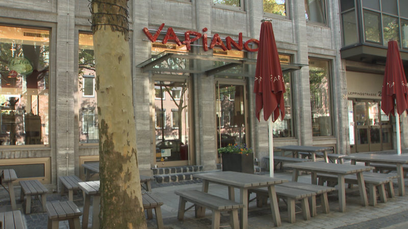 Vapiano angeschlagen (Foto: SAT.1 NRW)