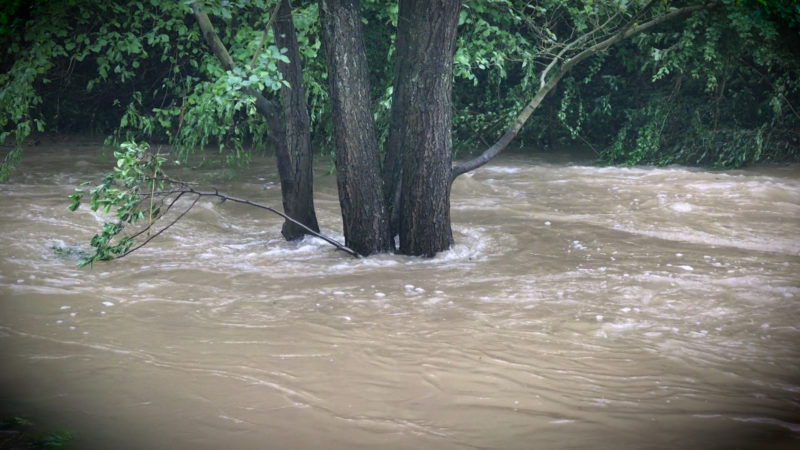 UNWETTER IN OWL (Foto: SAT.1 NRW)