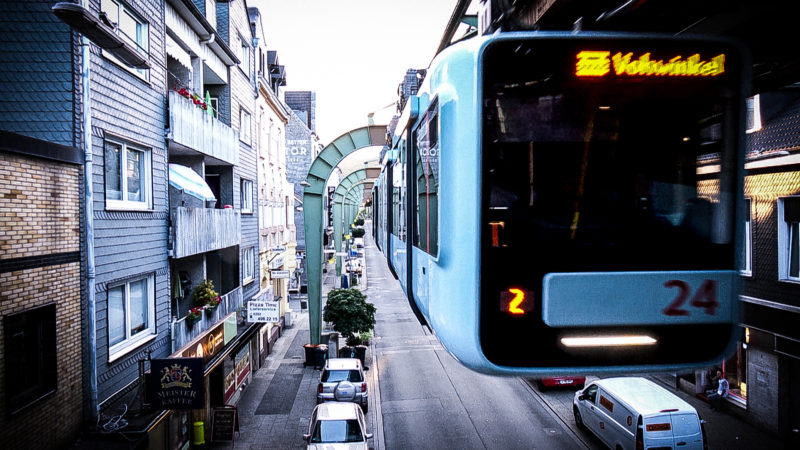 Neue Reifen für Schwebebahn? (Foto: SAT.1 NRW)