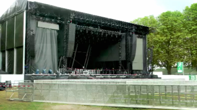 Verletzte bei Konzert in Essen (Foto: SAT.1 NRW)