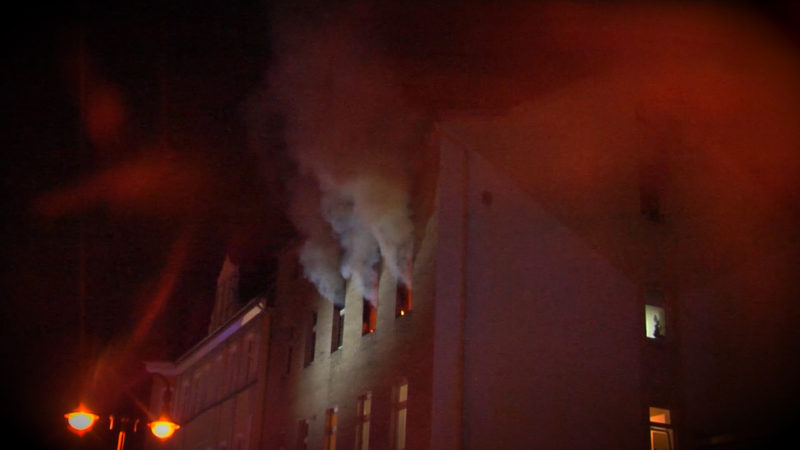 Feuer in Herne (Foto: SAT.1 NRW)