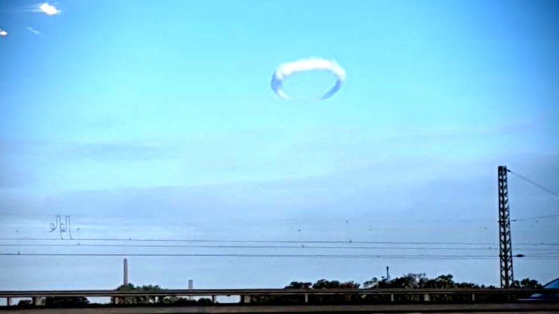 Mysteriöse Wolke im Ruhrgebiet (Foto: SAT.1 NRW)