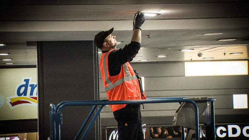 Neue Lampen für den Essener Hbf (Foto: SAT.1 NRW)