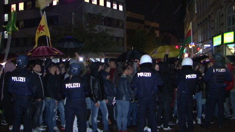 TÜRKEI-KONFLIKT AUCH IN NRW IMMER HEFTIGER (Foto: SAT.1 NRW)