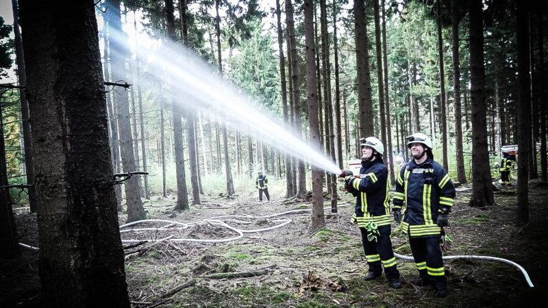 Landesregierung präsentiert Waldbrand-Konzept (Foto: SAT.1 NRW)