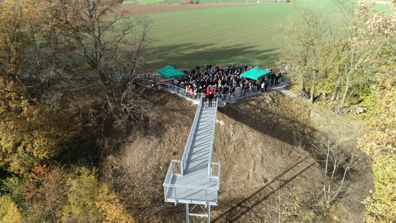 Skywalk in Warstein eröffnet (Foto: SAT.1 NRW)