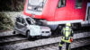 Zug prallt gegen Auto (Foto: SAT.1 NRW)