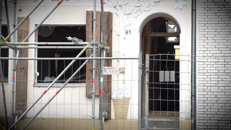 Haus explodiert (Foto: SAT.1 NRW)