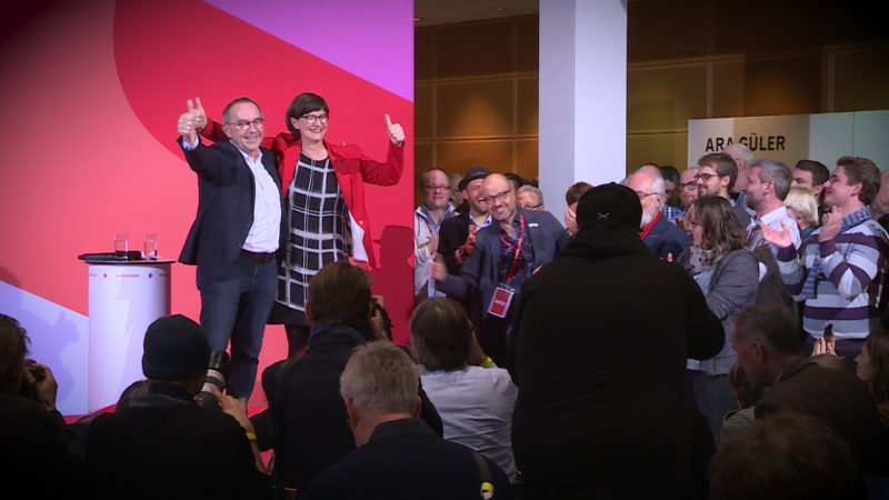 Neuer SPD Vorsitzender kommt aus Nordrhein-Westfalen (Foto: SAT.1 NRW)