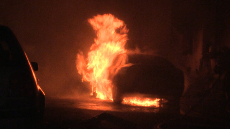 Feuerserie in Bochum (Foto: SAT.1 NRW)