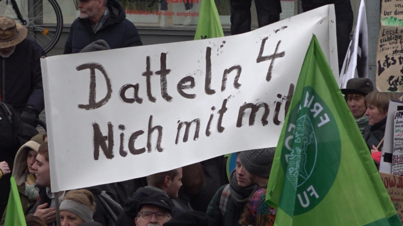 Fridays for Future gegen Datteln IV (Foto: SAT.1 NRW)