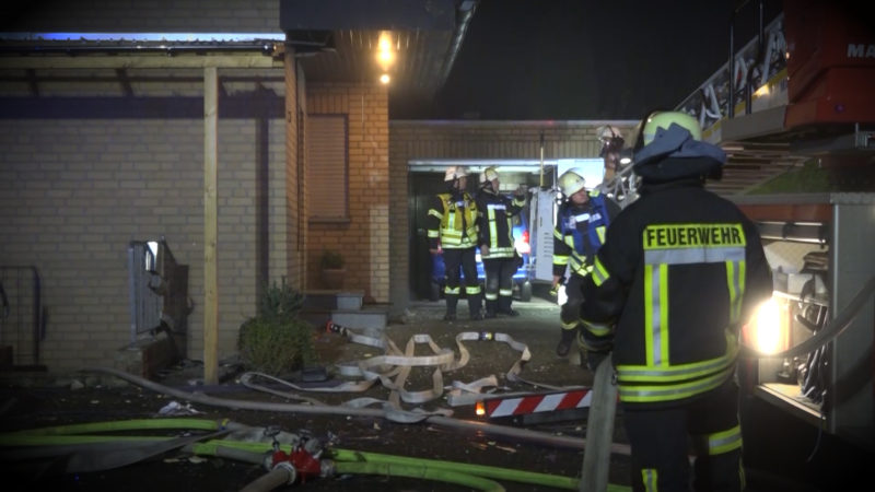 Haus explodiert (Foto: SAT.1 NRW)