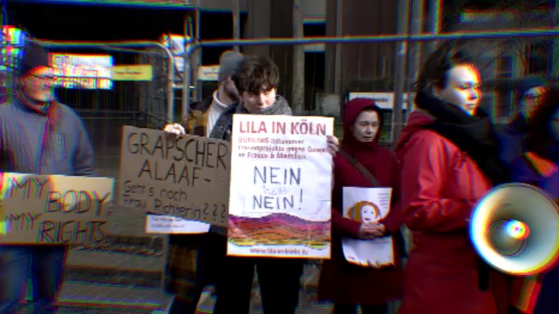 Demo gegen sexuelle Gewalt (Foto: SAT.1 NRW)