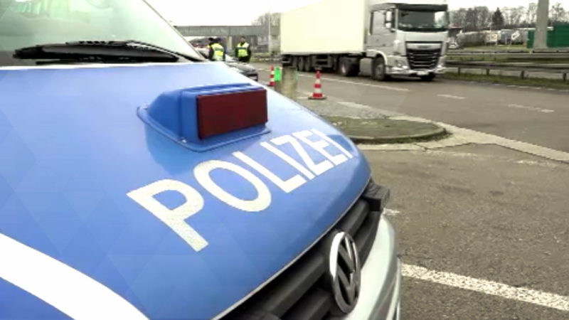 1000 Polizisten wegen Grenzkontrollen im Einsatz (Foto: SAT.1 NRW)