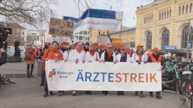 Bundesweiter Ärztestreik (Foto: SAT.1 NRW)