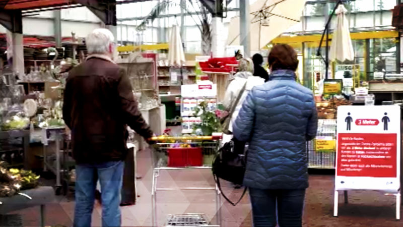 Shopping im Baumarkt trotz Corona (Foto: SAT.1 NRW)