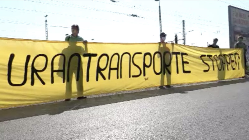 Anti Atom Demo in Münster (Foto: SAT.1 NRW)