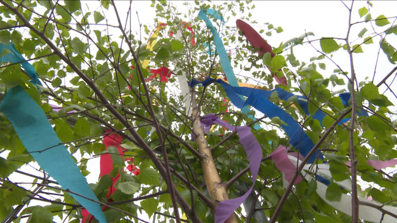 Maibaum setzen in Coronazeiten (Foto: SAT.1 NRW)