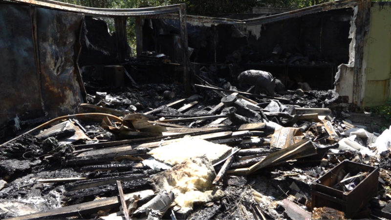 Brandstiftung im Bogenschützenverein (Foto: SAT.1 NRW)