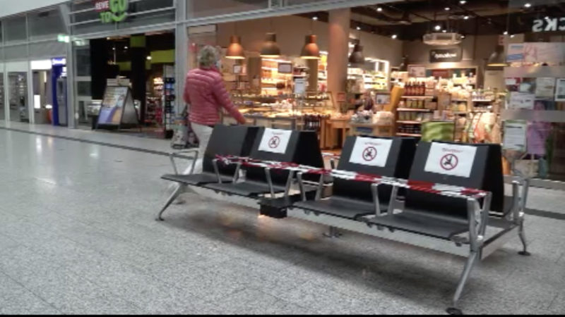 Neue Hygienemaßnahmen an Bahnhöfen (Foto: SAT.1 NRW)