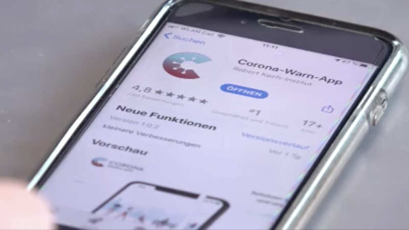 Corona-Warn-App verfügbar (Foto: SAT.1 NRW)